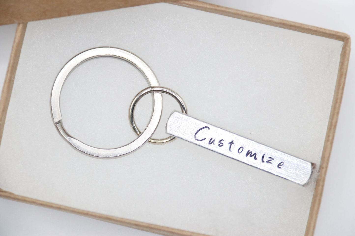Customize 3d Bar Keychain, Personalized Bar Key Ring