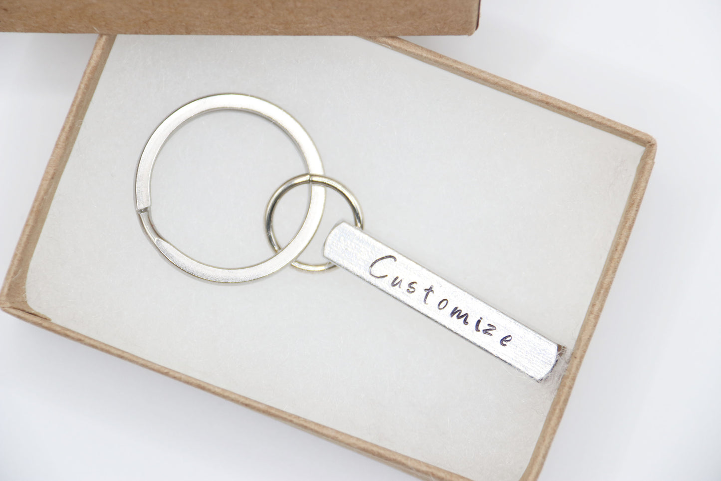 Customize 3d Bar Keychain, Personalized Bar Key Ring