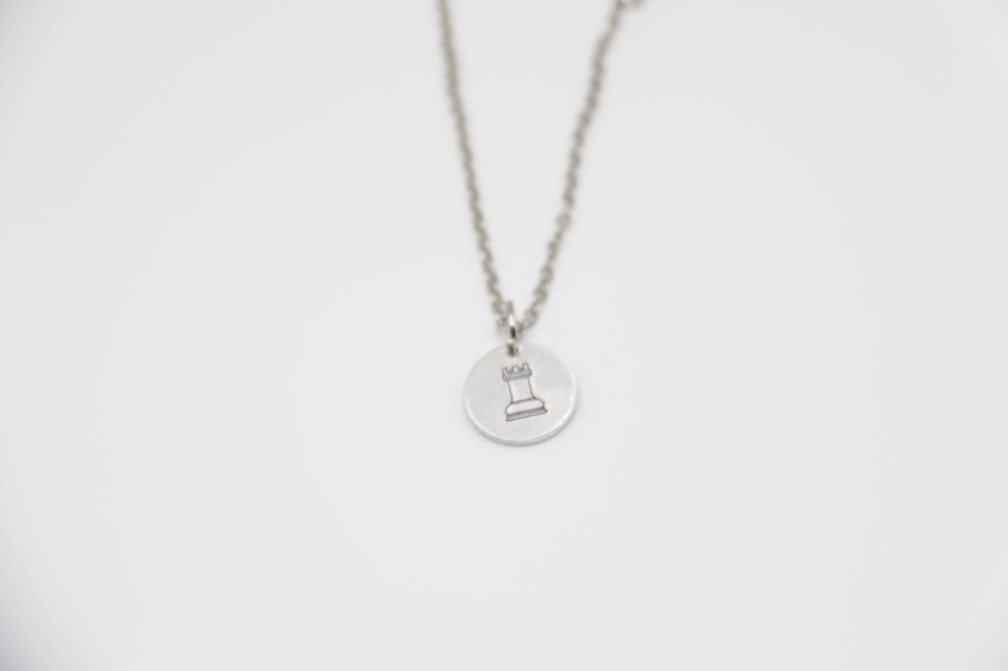 Chess Rook Necklace