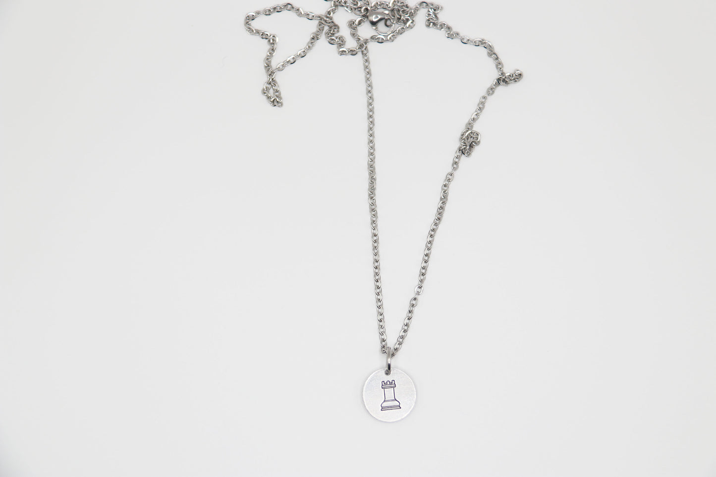 Chess Rook Necklace