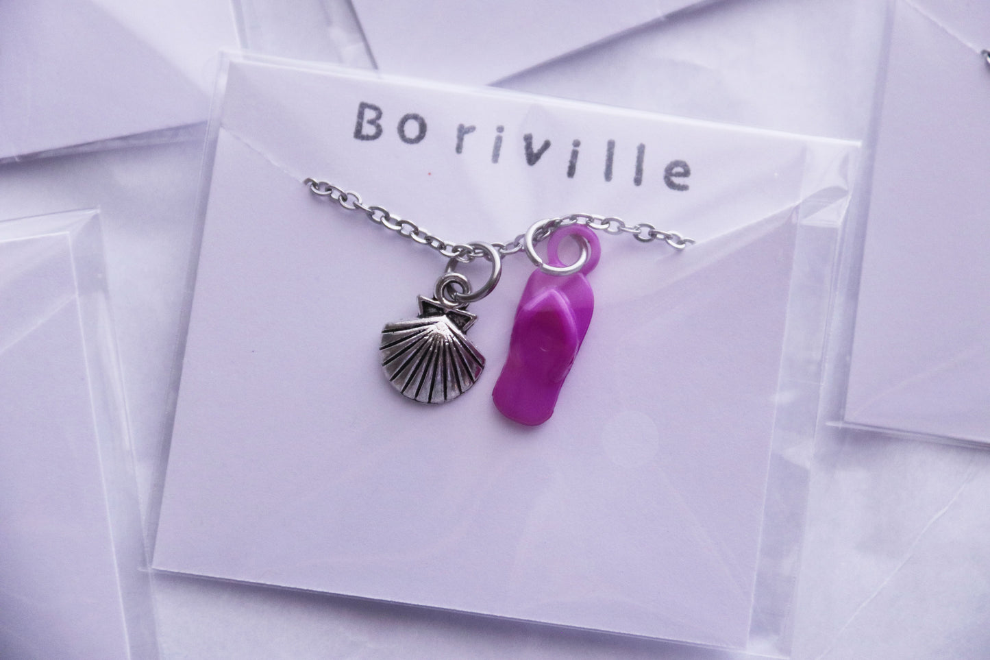 Pool Party Favor, Flip Flop Charm with Sea Shell Charm, Pool Party, Party Favors