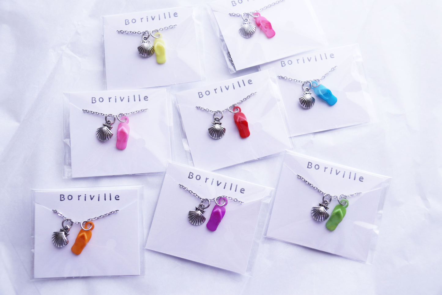 Pool Party Favor, Flip Flop Charm with Sea Shell Charm, Pool Party, Party Favors