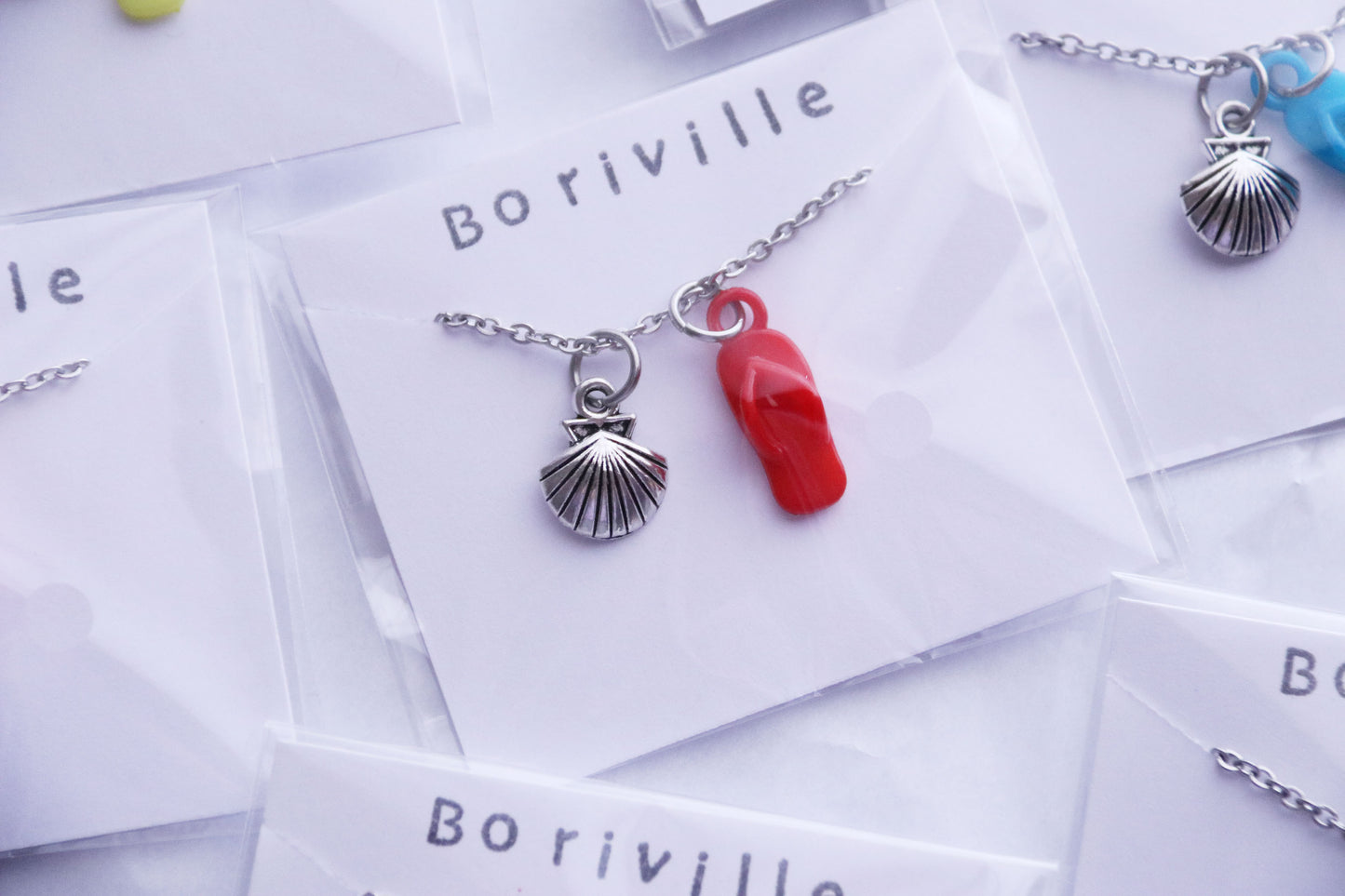 Pool Party Favor, Flip Flop Charm with Sea Shell Charm, Pool Party, Party Favors