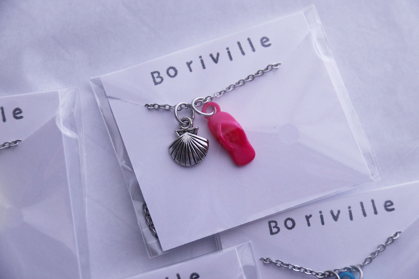 Pool Party Favor, Flip Flop Charm with Sea Shell Charm, Pool Party, Party Favors