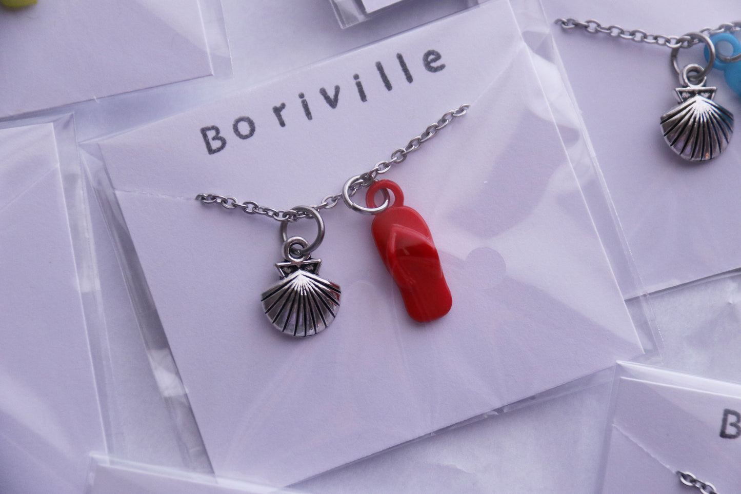 Pool Party Favor, Flip Flop Charm with Sea Shell Charm, Pool Party, Party Favors