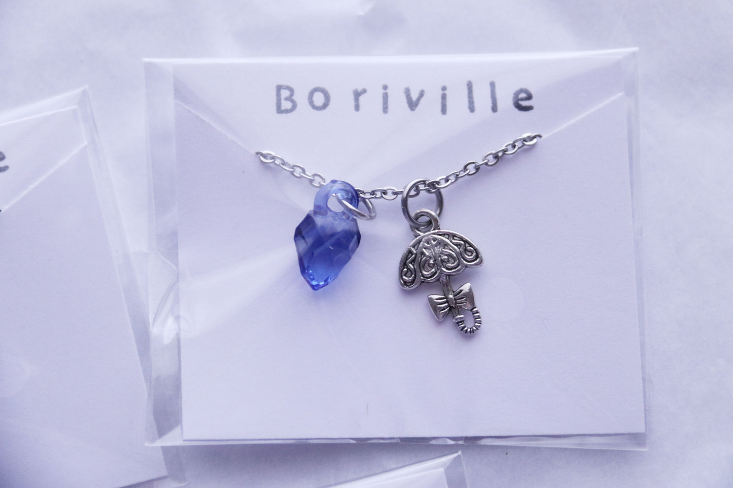 Baby Shower Rain Party Theme, Umbrella with Rain Drops Charm, Party Favors