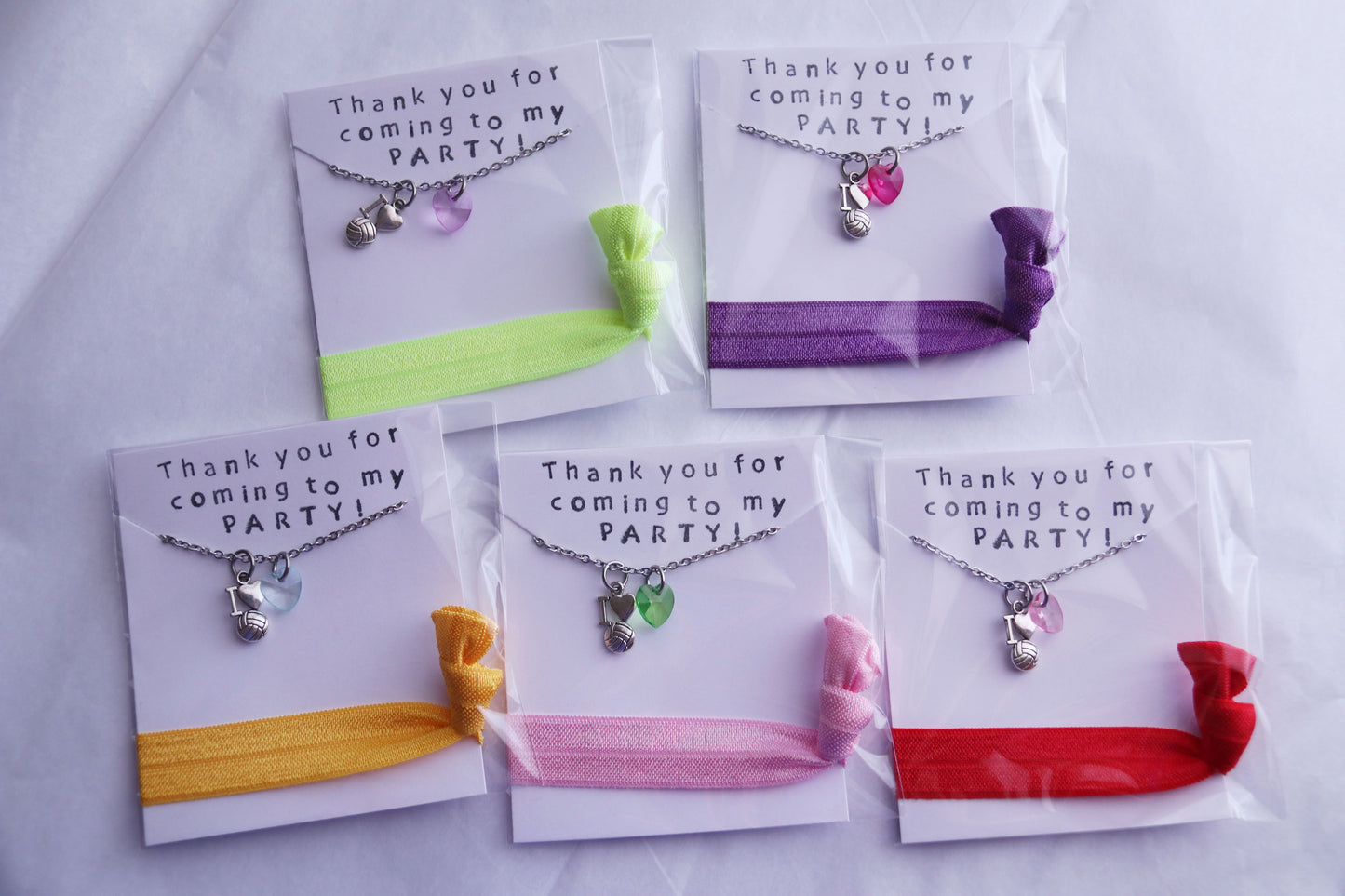 Volleyball Party Favor, Sport Gift, Team Gift, I Heart Volleyball with Heart, Party Favors