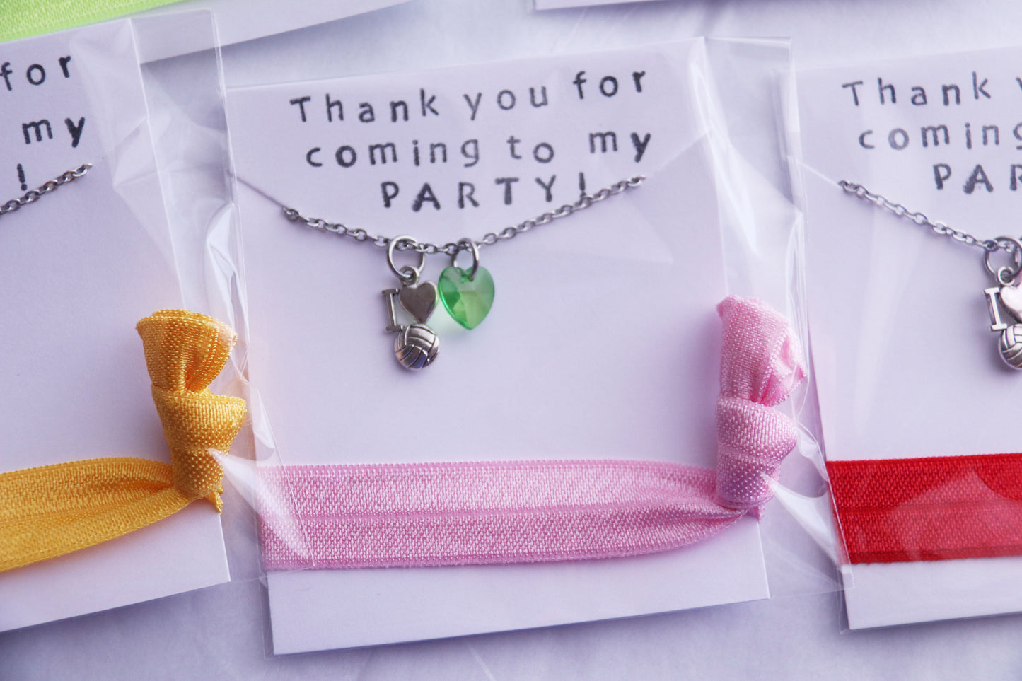 Volleyball Party Favor, Sport Gift, Team Gift, I Heart Volleyball with Heart, Party Favors