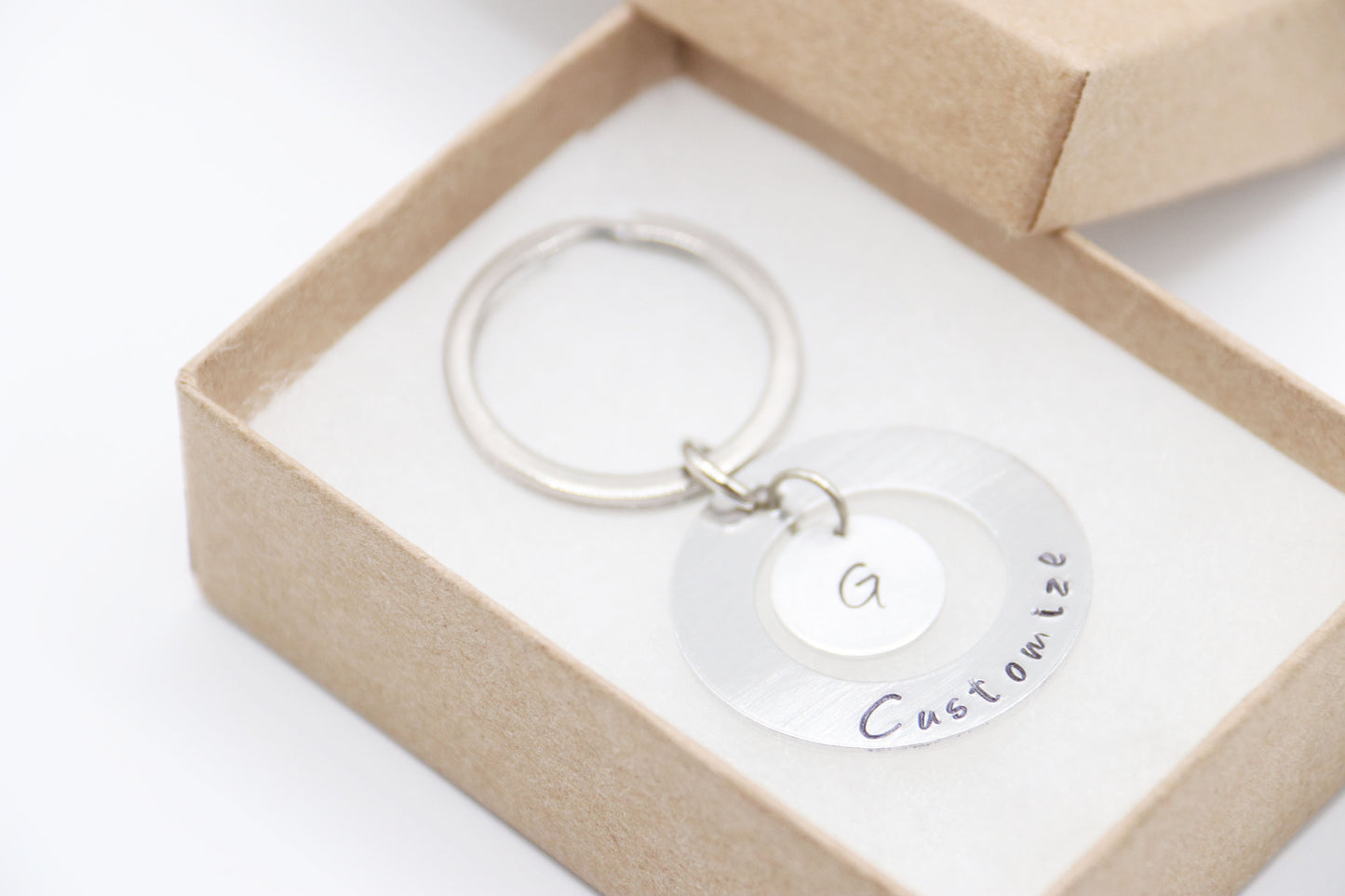 Customize Wash Keychain Personalize Initial