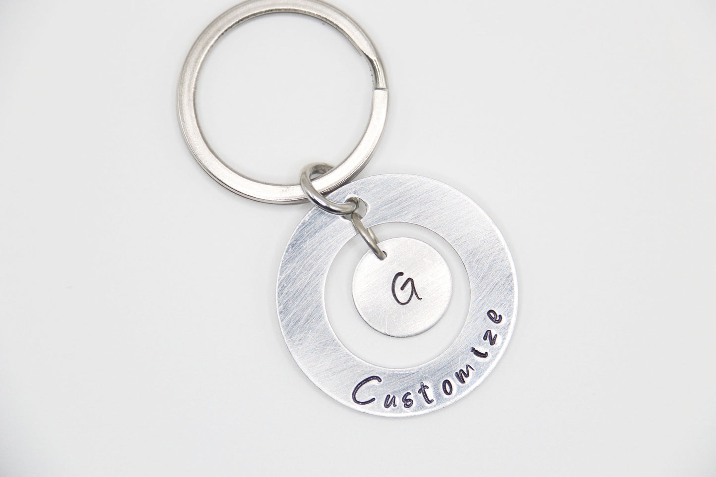 Customize Wash Keychain Personalize Initial