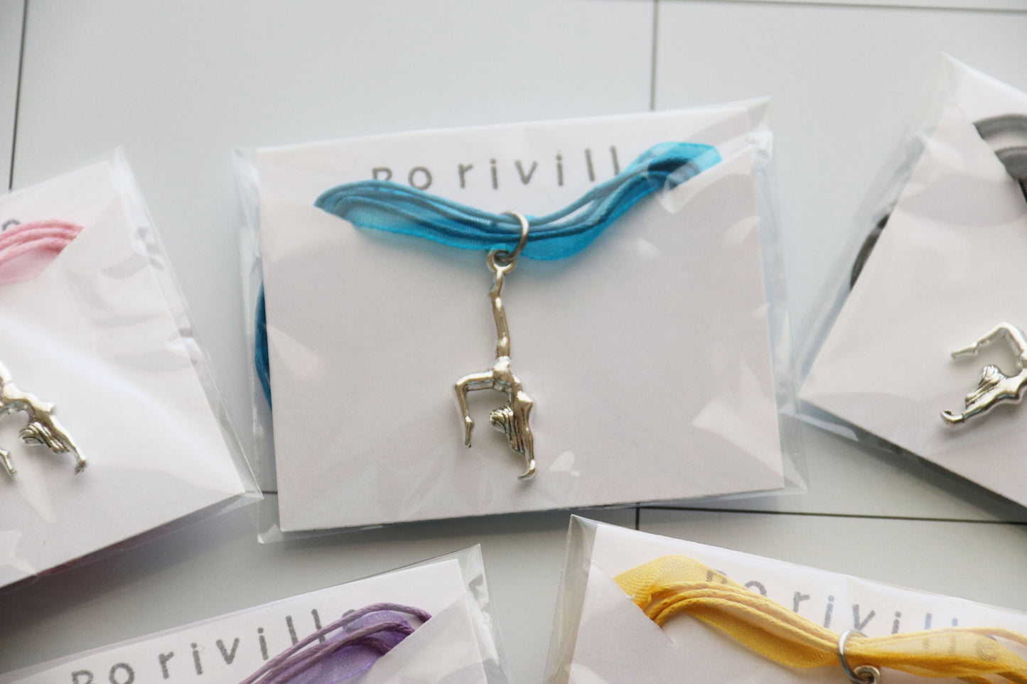Gymnastic Party Favor, Ribbon Necklace, Party Favors