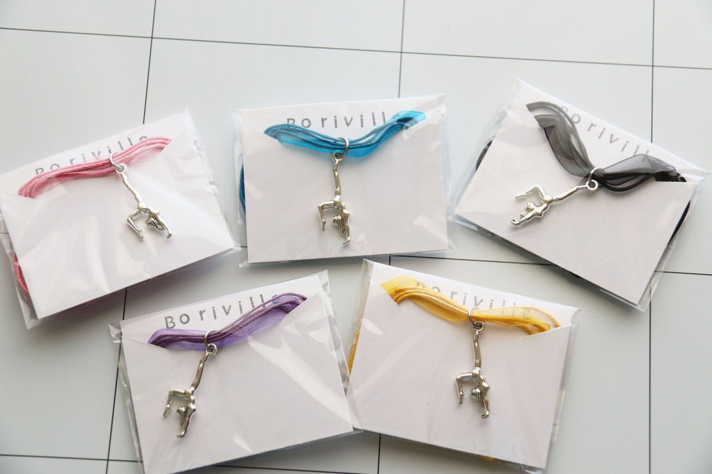 Gymnastic Party Favor, Ribbon Necklace, Party Favors