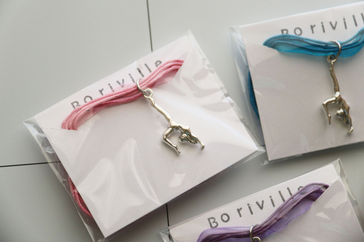 Gymnastic Party Favor, Ribbon Necklace, Party Favors