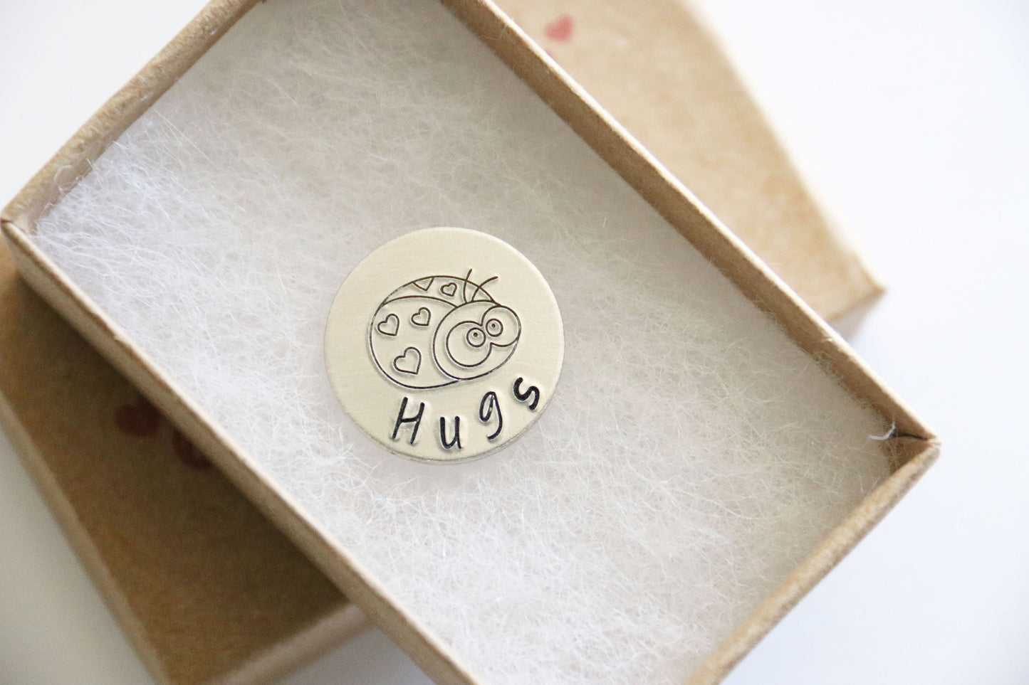 Ladybug Pocket Hug, Lucky Token, Lady Bug Hugs