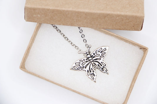 Butterfly Necklace Charm Pendant
