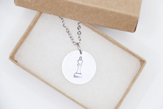 Chess King Necklace Pendant
