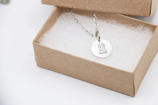 Chess Knight Necklace Pendant