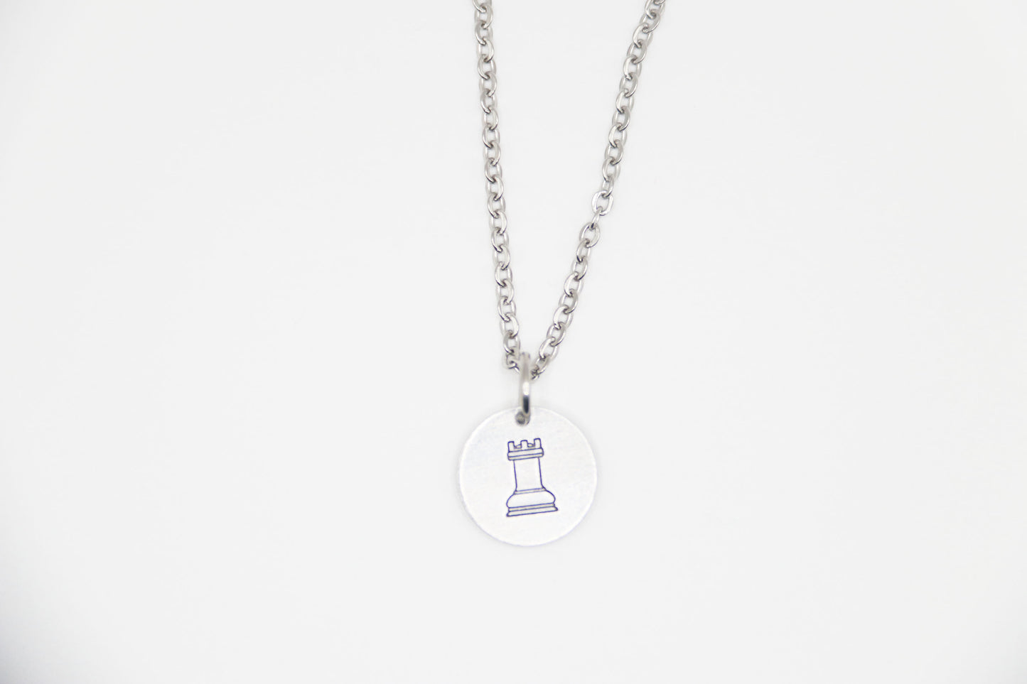 Chess Rook Necklace