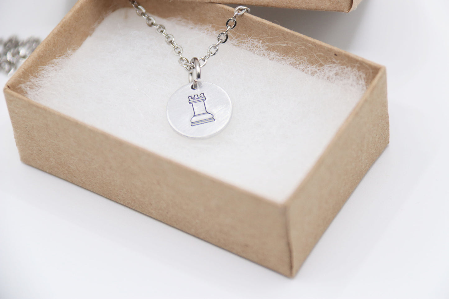 Chess Rook Necklace