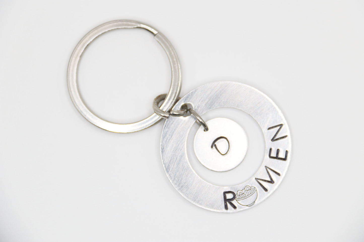Ramen Keychain Personalize Initial