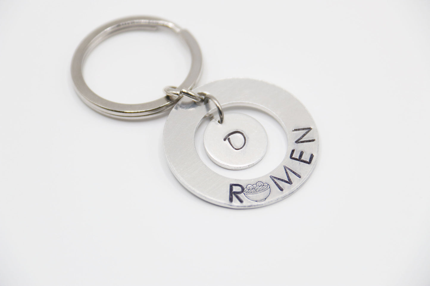 Ramen Keychain Personalize Initial